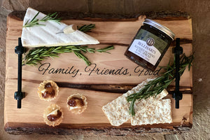 Family, Friends, & Food Board with Fig