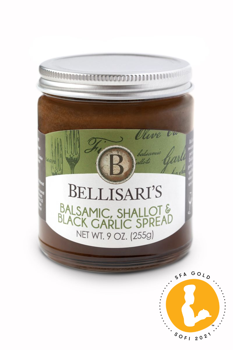 Balsamic, Shallot & Black Garlic Spread | Spreads | Bellisari's ...