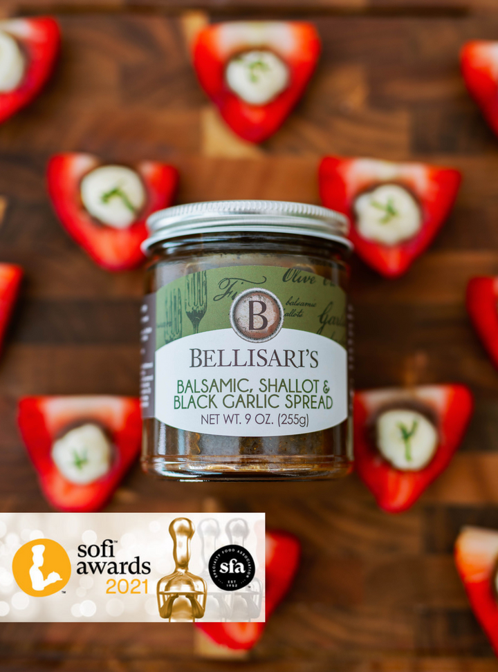 Balsamic, Shallot & Black Garlic Spread | Spreads | Bellisari's ...